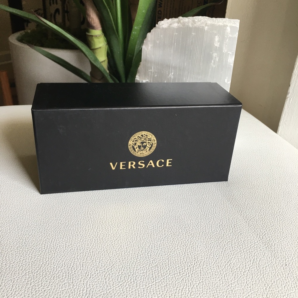 VERSACE Dark Grey Rectangular Men’s Sunglasses VE2242 100287 61 - Picture 6 of 14